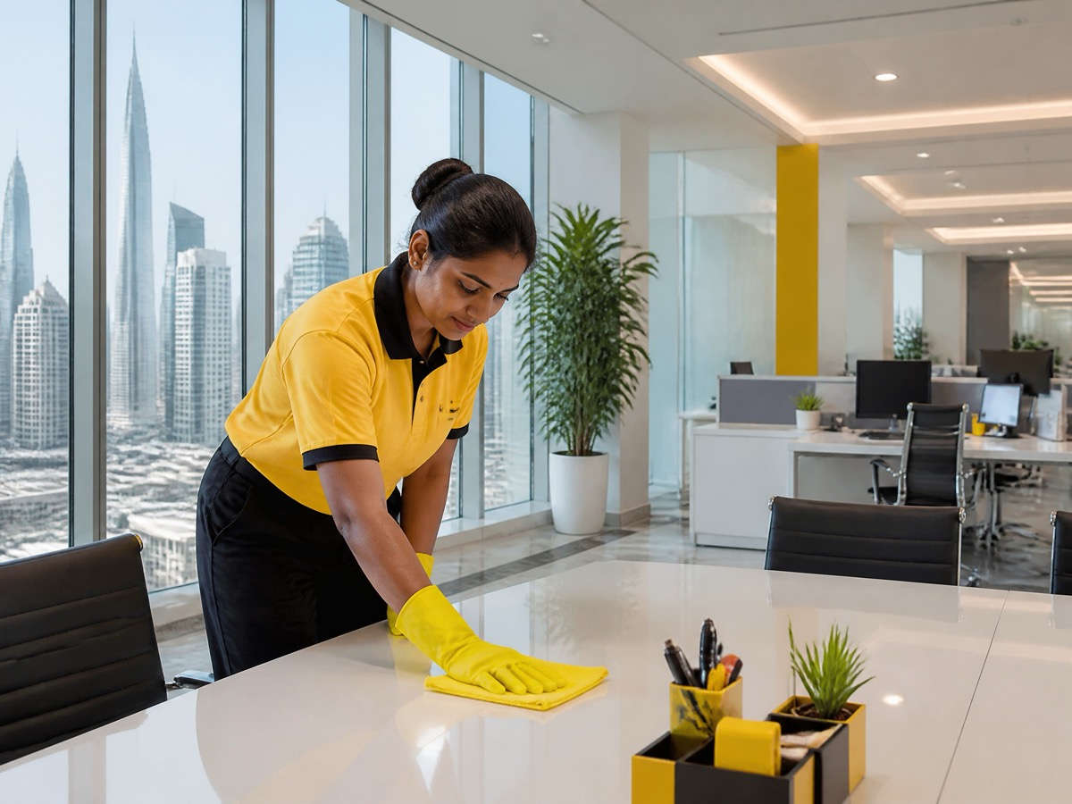 Professional commercial cleaning services in Dubai offices and hotels